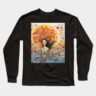 health joy happiness blessing love and abundance Long Sleeve T-Shirt